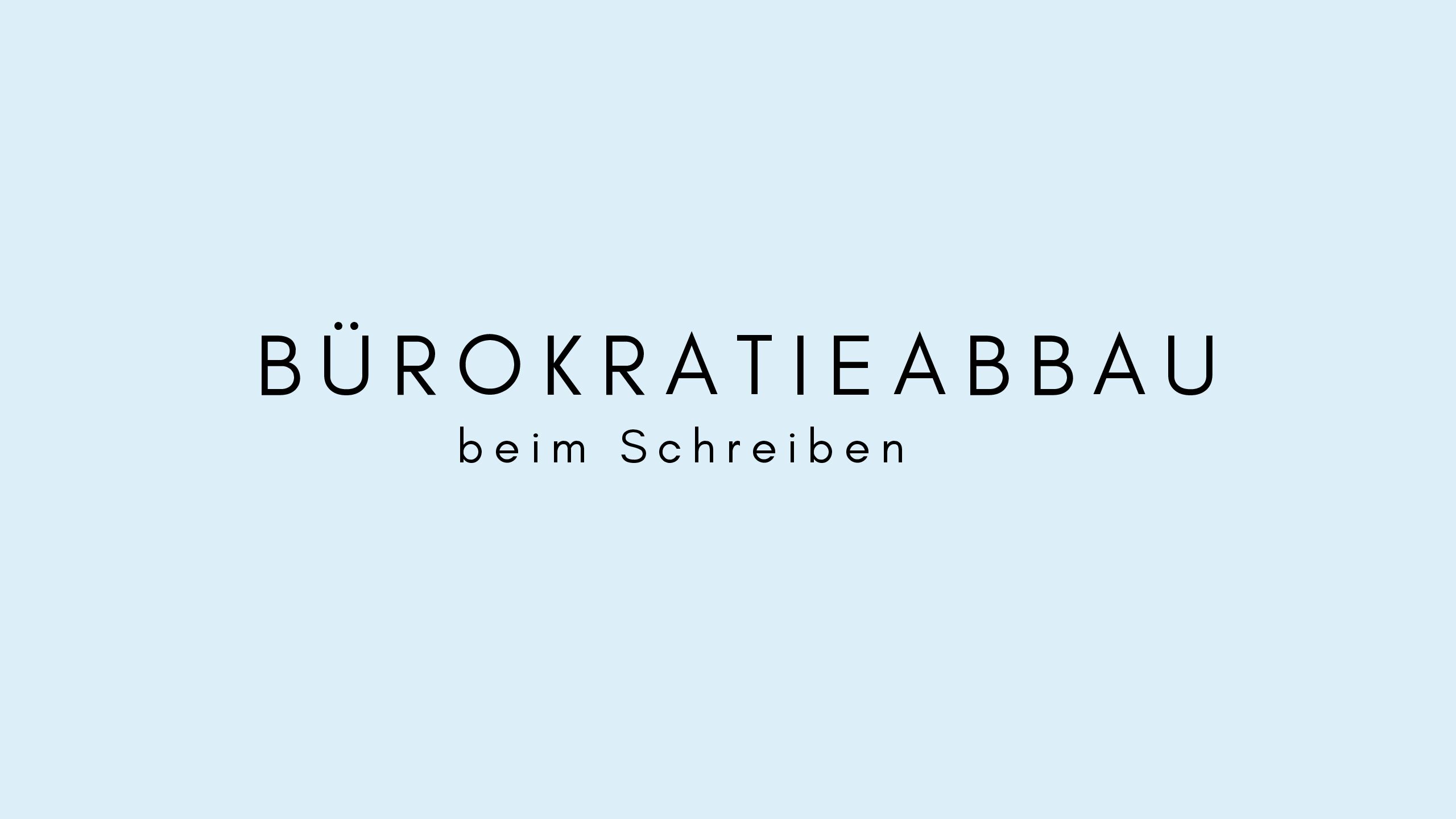 Welche Verben deinen Text austrocknen